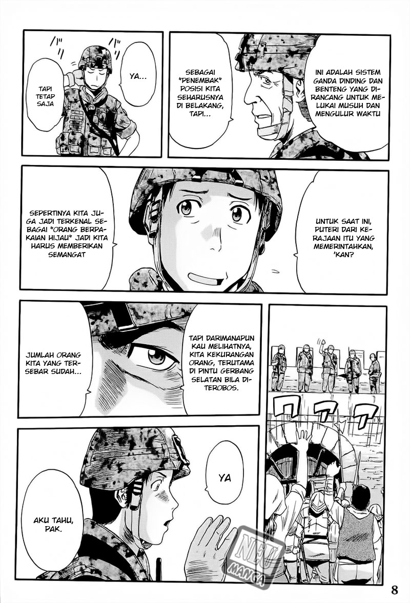 Gate – Jietai Kare no Chi nite Kaku Tatakeri Chapter 10 Gambar 6