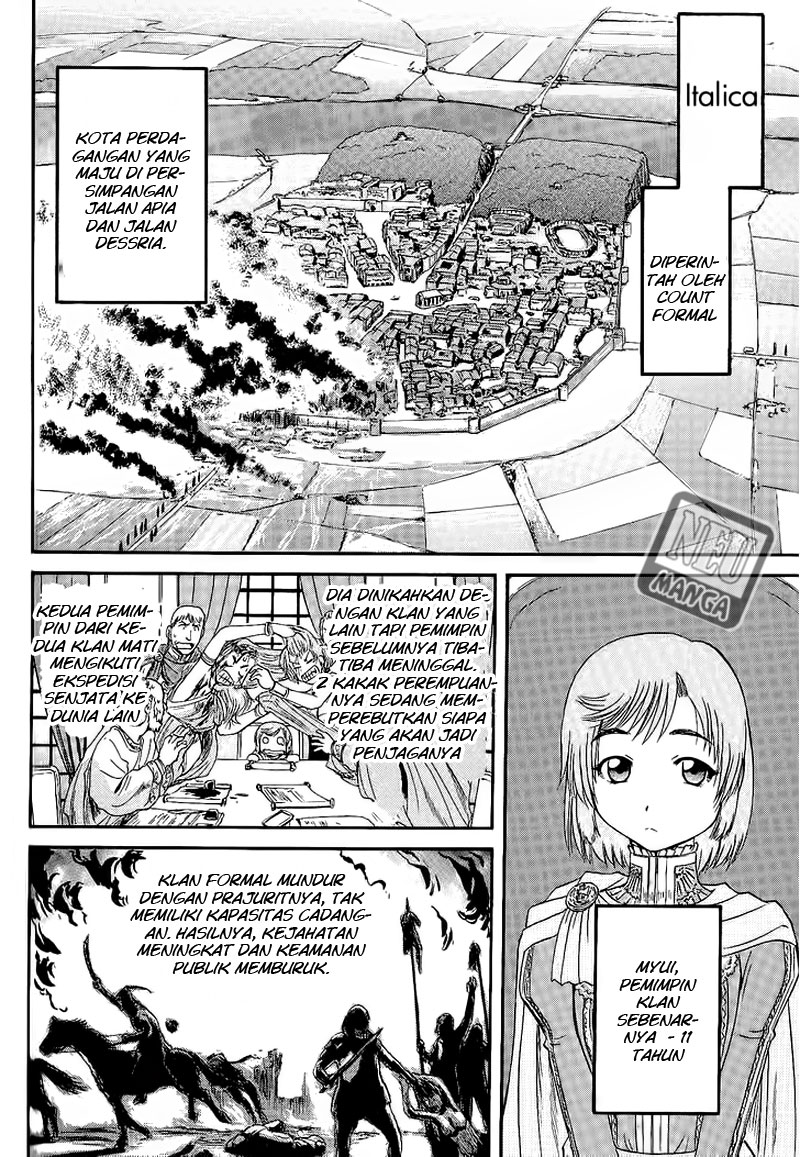Gate – Jietai Kare no Chi nite Kaku Tatakeri Chapter 9 Gambar 11