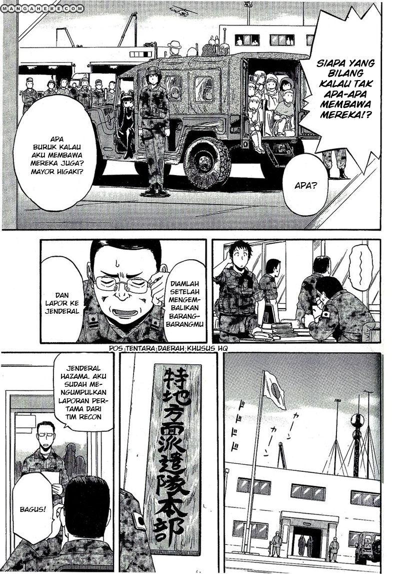 Gate – Jietai Kare no Chi nite Kaku Tatakeri Chapter 7 Gambar 9