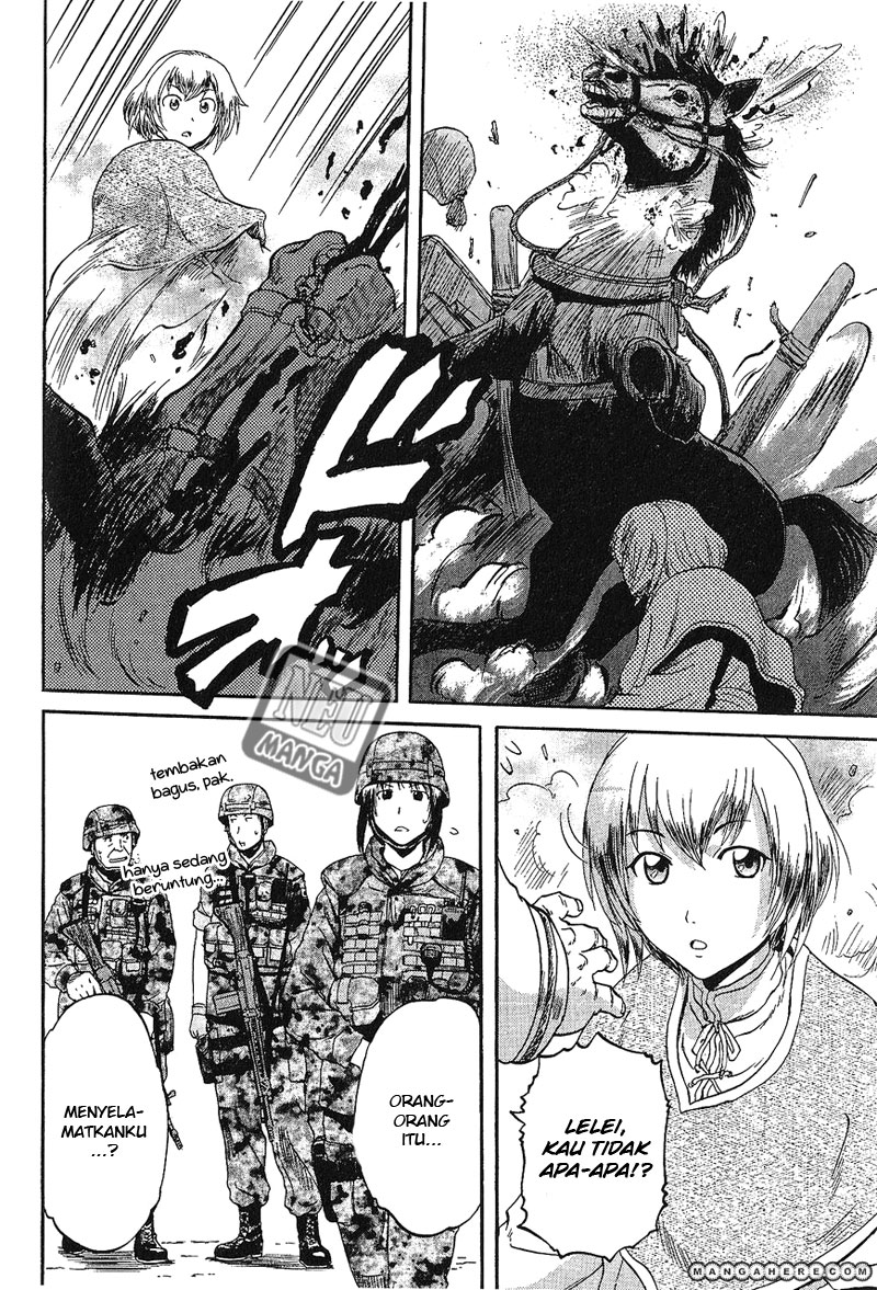 Gate – Jietai Kare no Chi nite Kaku Tatakeri Chapter 4 Gambar 11