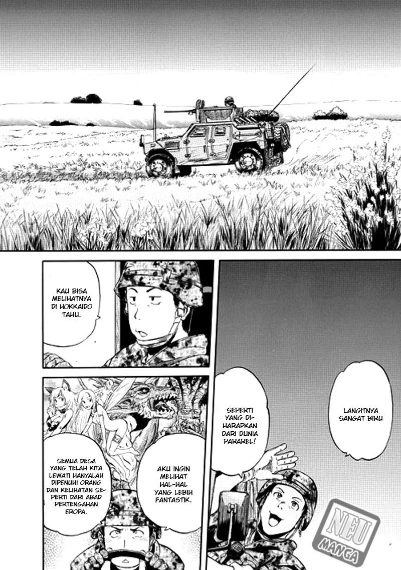 Gate – Jietai Kare no Chi nite Kaku Tatakeri Chapter 2 Gambar 11