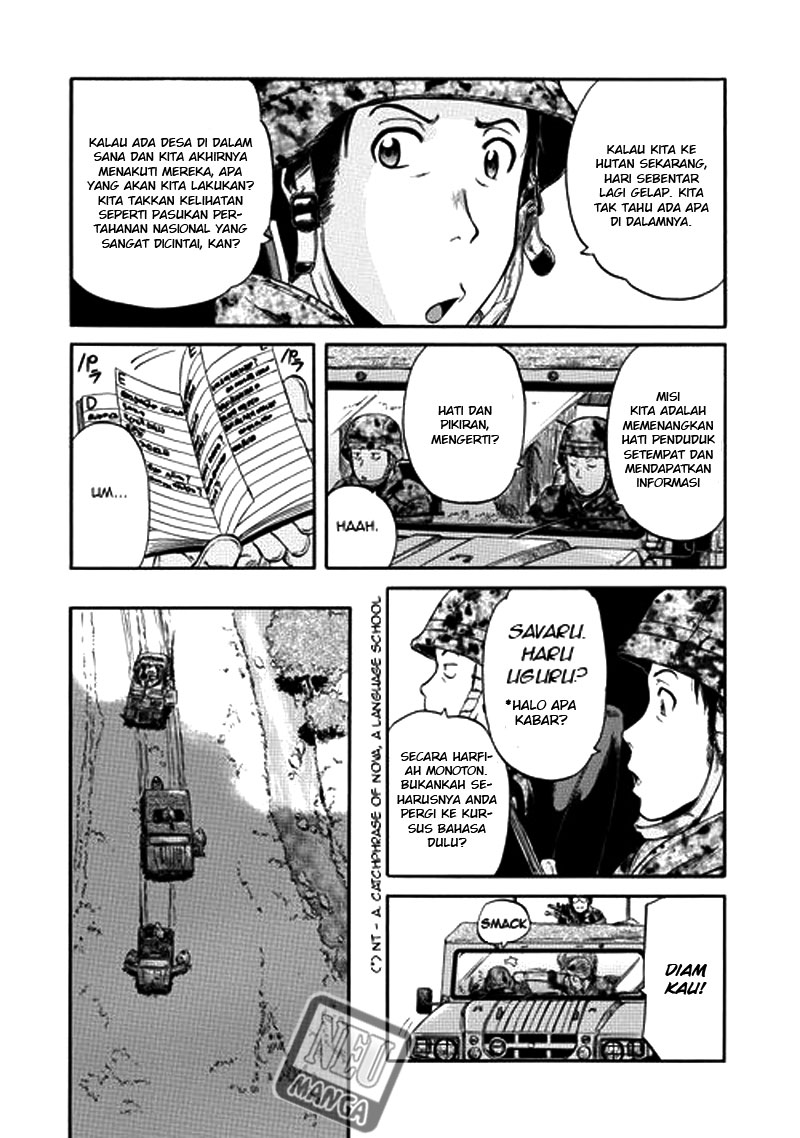 Gate – Jietai Kare no Chi nite Kaku Tatakeri Chapter 2 Gambar 13