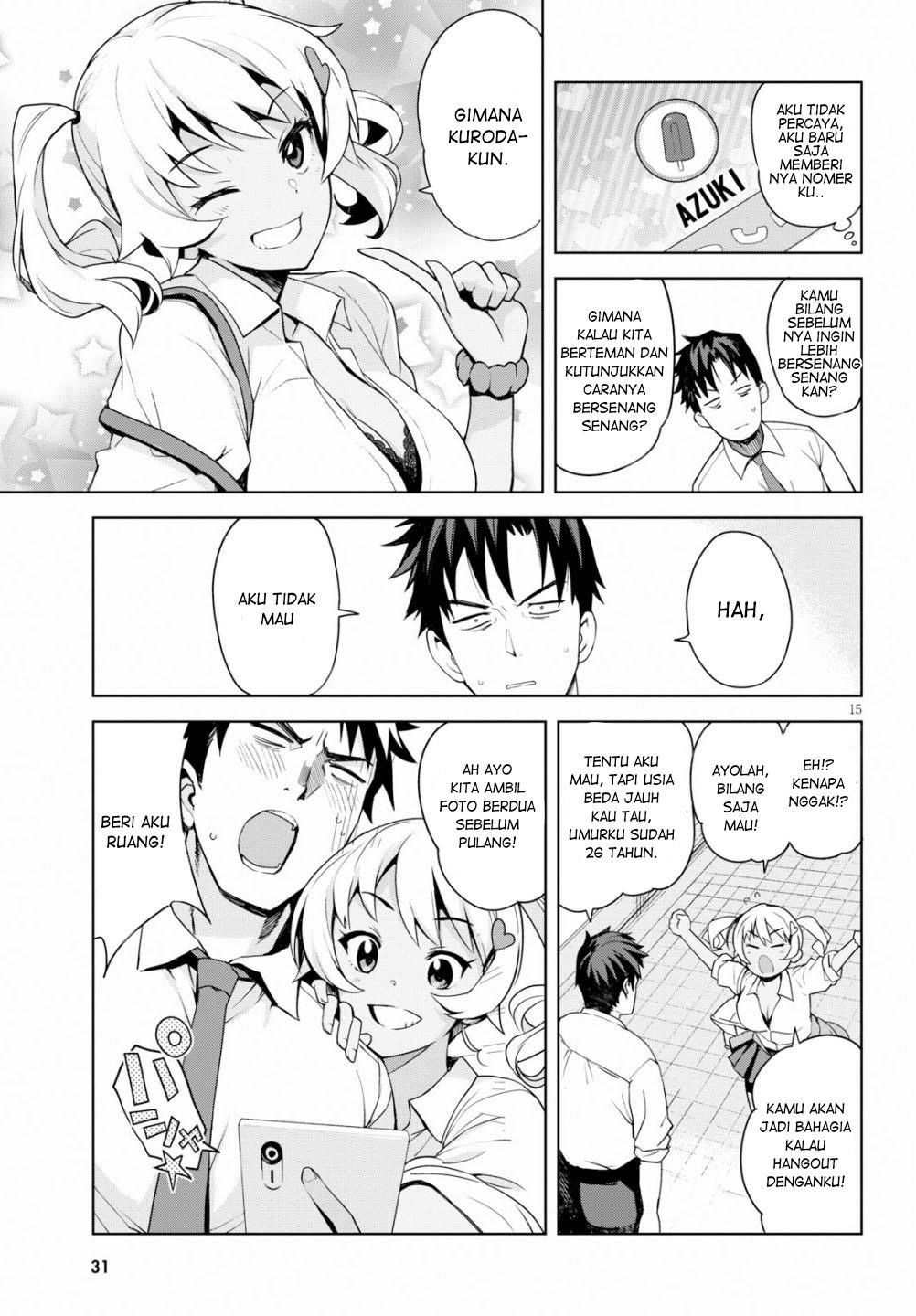 Kuro Gyaru-san ga Kuru! Chapter 01 Gambar 16