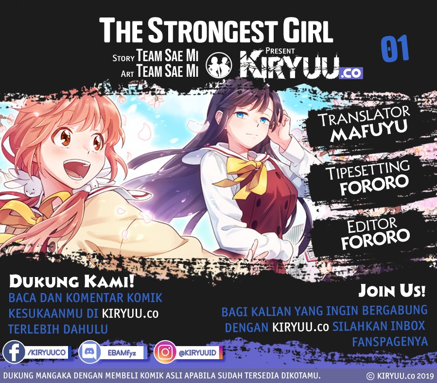 Baca Komik The Strongest Girl Chapter 01 Gambar 1