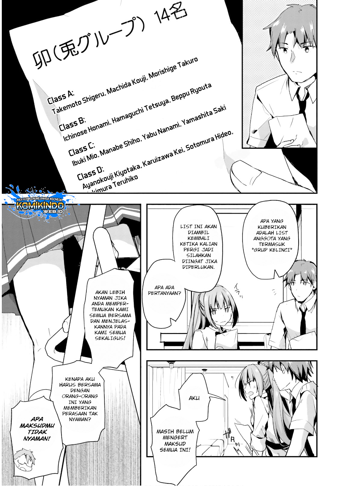 Youkoso Jitsuryoku Shijou Shugi no Kyoushitsu e Chapter 29 Gambar 13