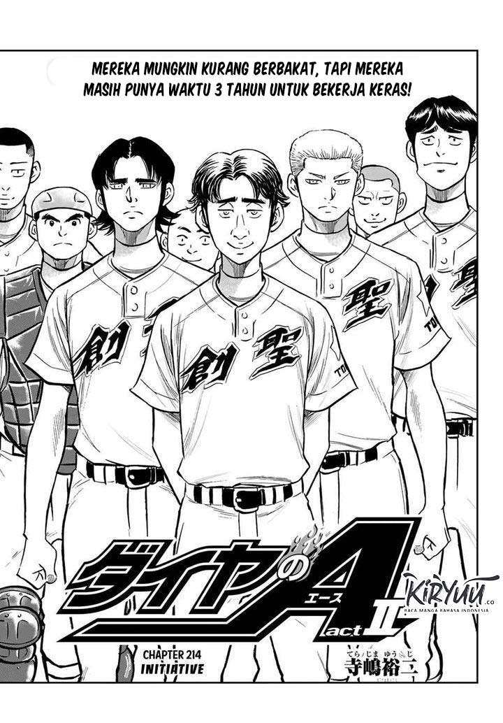 Diamond no Ace Act 2 Chapter 214 Gambar 4