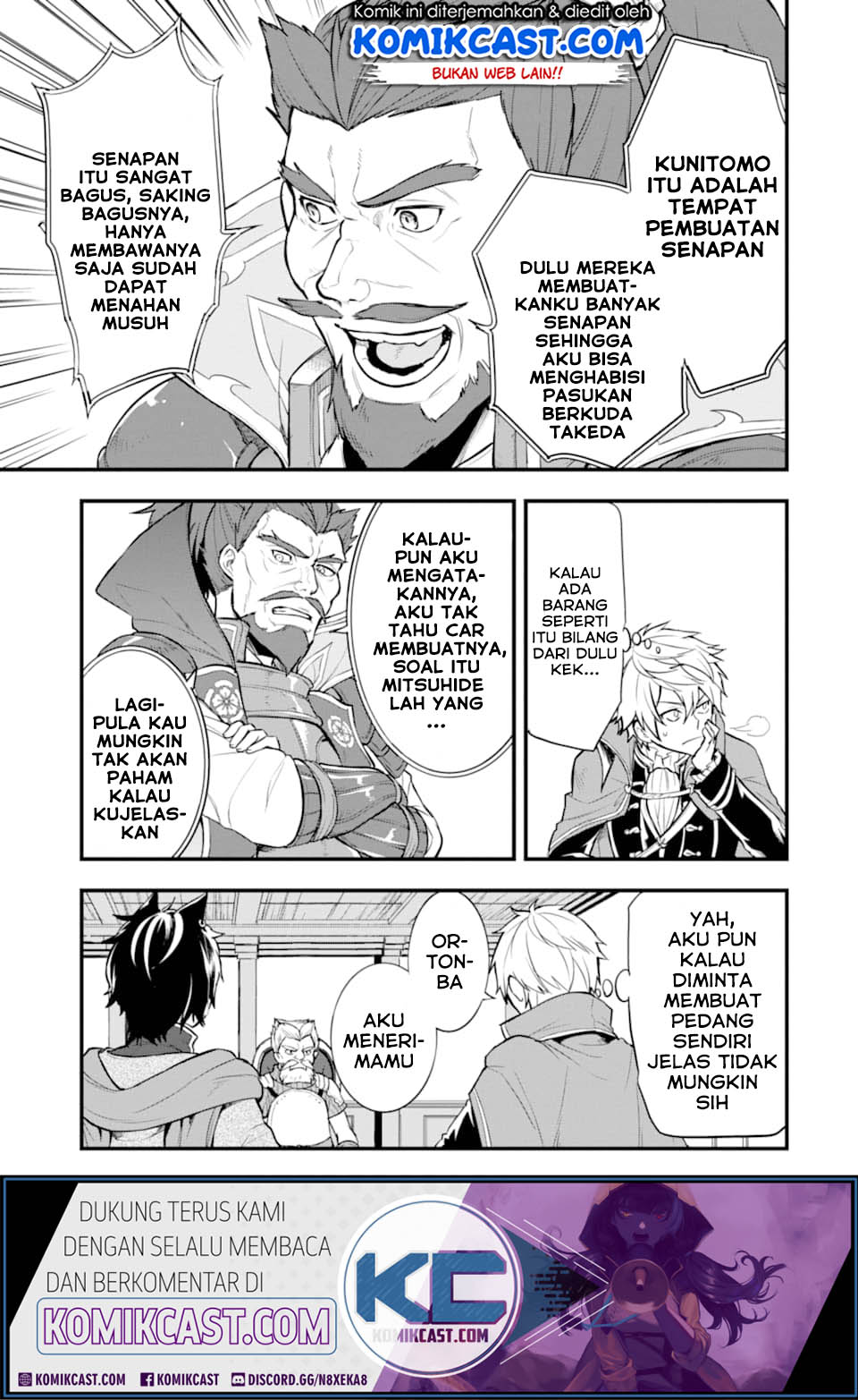 Oda Nobunaga to Iu Nazo no Shokugyo ga Mahou Kenshi yori Cheat Dattanode, Oukoku wo Tsukuru Koto ni Chapter 21 Gambar 34