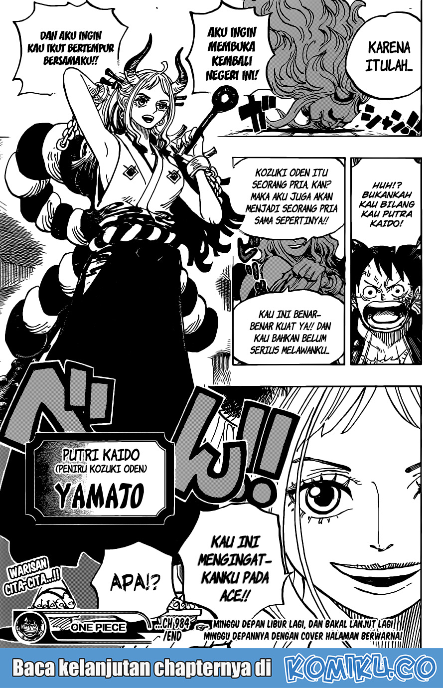 One Piece Chapter 984 Gambar 15