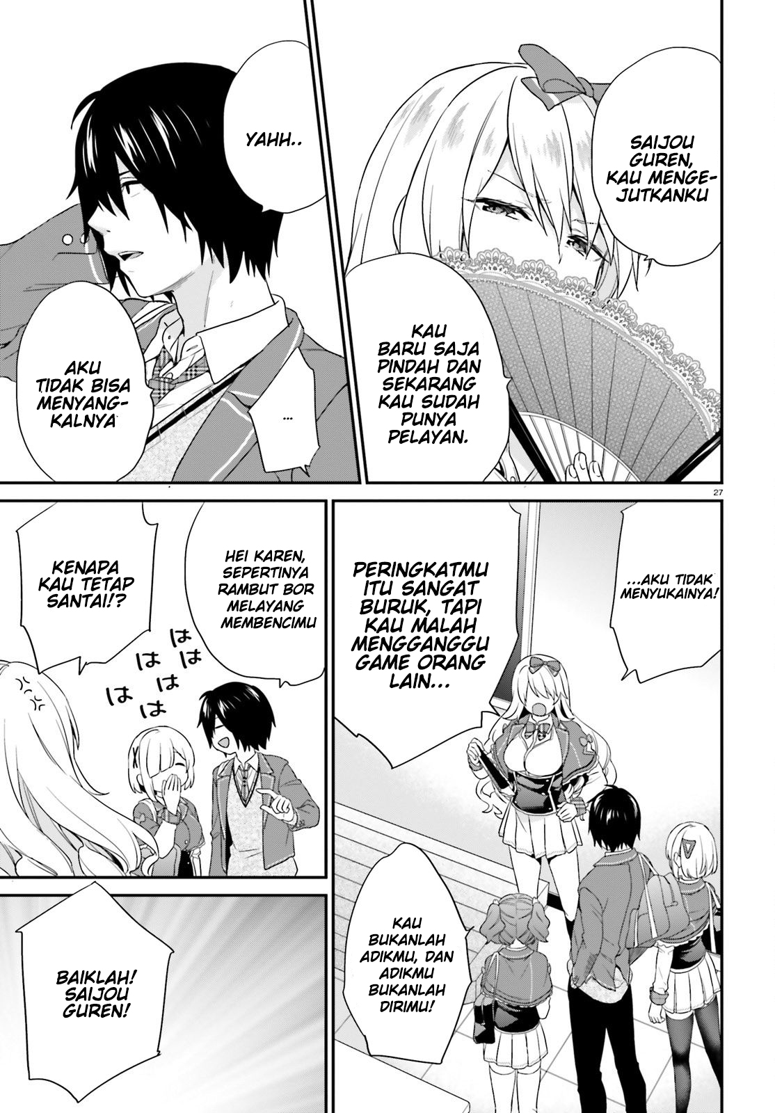 Jishou F-Rank no Oniisama ga Game de Hyouka sareru Gakuen no Chouten ni Kunrin suru Sou desu yo? Chapter 03 Gambar 26