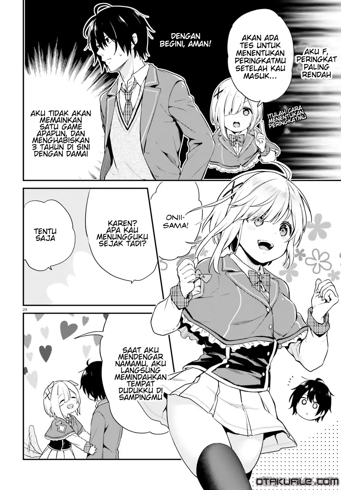 Jishou F-Rank no Oniisama ga Game de Hyouka sareru Gakuen no Chouten ni Kunrin suru Sou desu yo? Chapter 01 Gambar 19