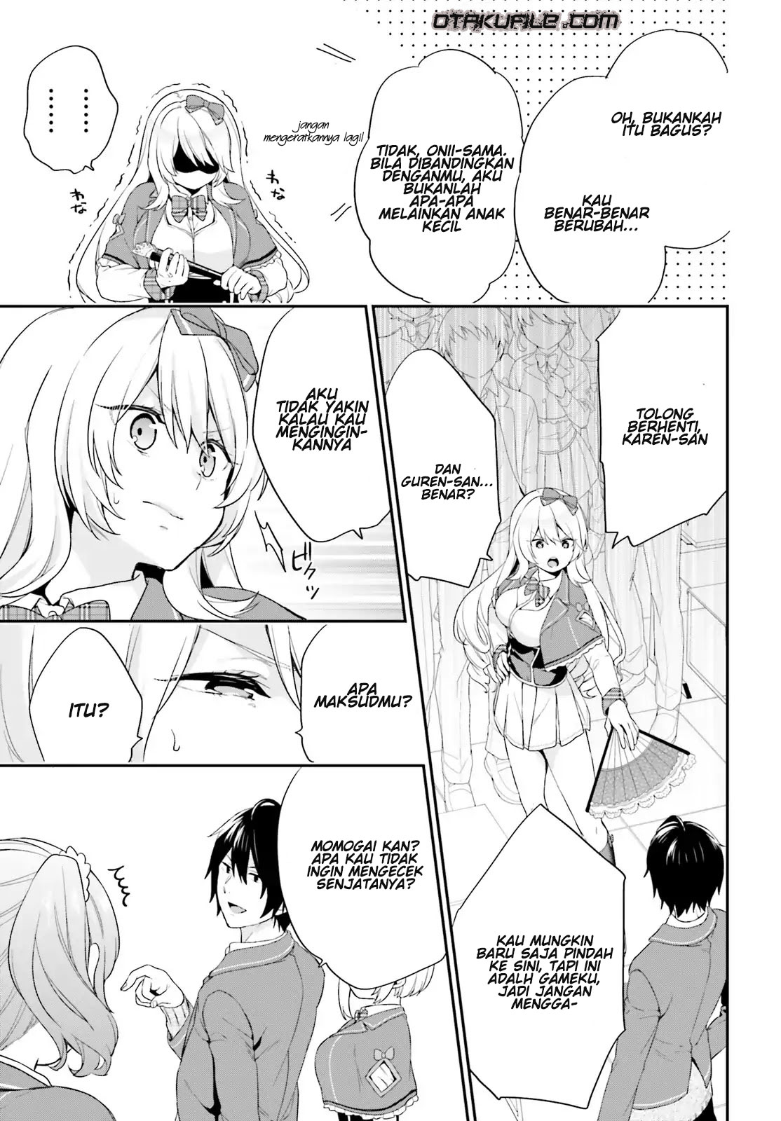 Jishou F-Rank no Oniisama ga Game de Hyouka sareru Gakuen no Chouten ni Kunrin suru Sou desu yo? Chapter 01 Gambar 32