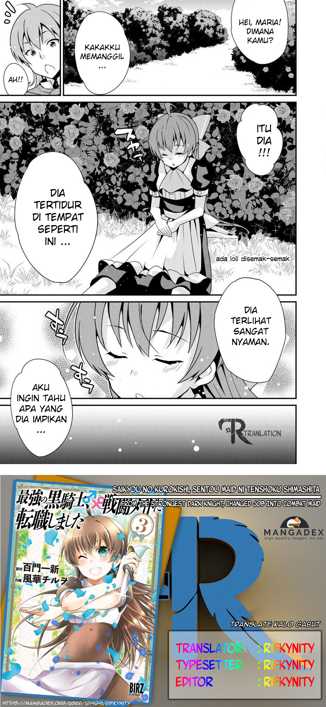 Baca Komik Saikyou no Kurokishi Sentou Maid ni Tenshoku shimashita Chapter 02 Gambar 1