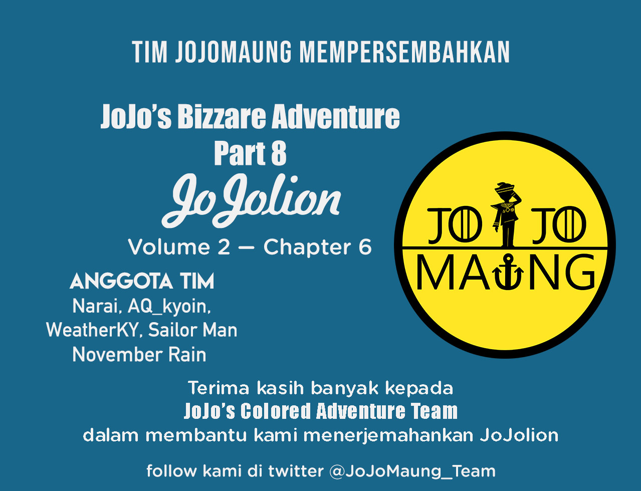 Jojo no Kimyou na Bouken – Jojorion Chapter 06 Gambar 51