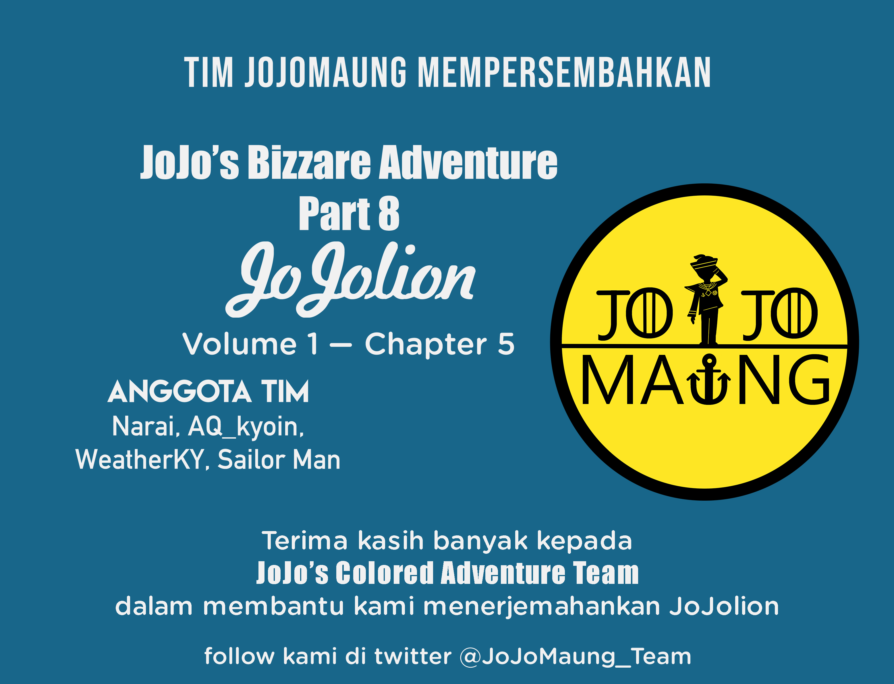 Jojo no Kimyou na Bouken – Jojorion Chapter 05 Gambar 41