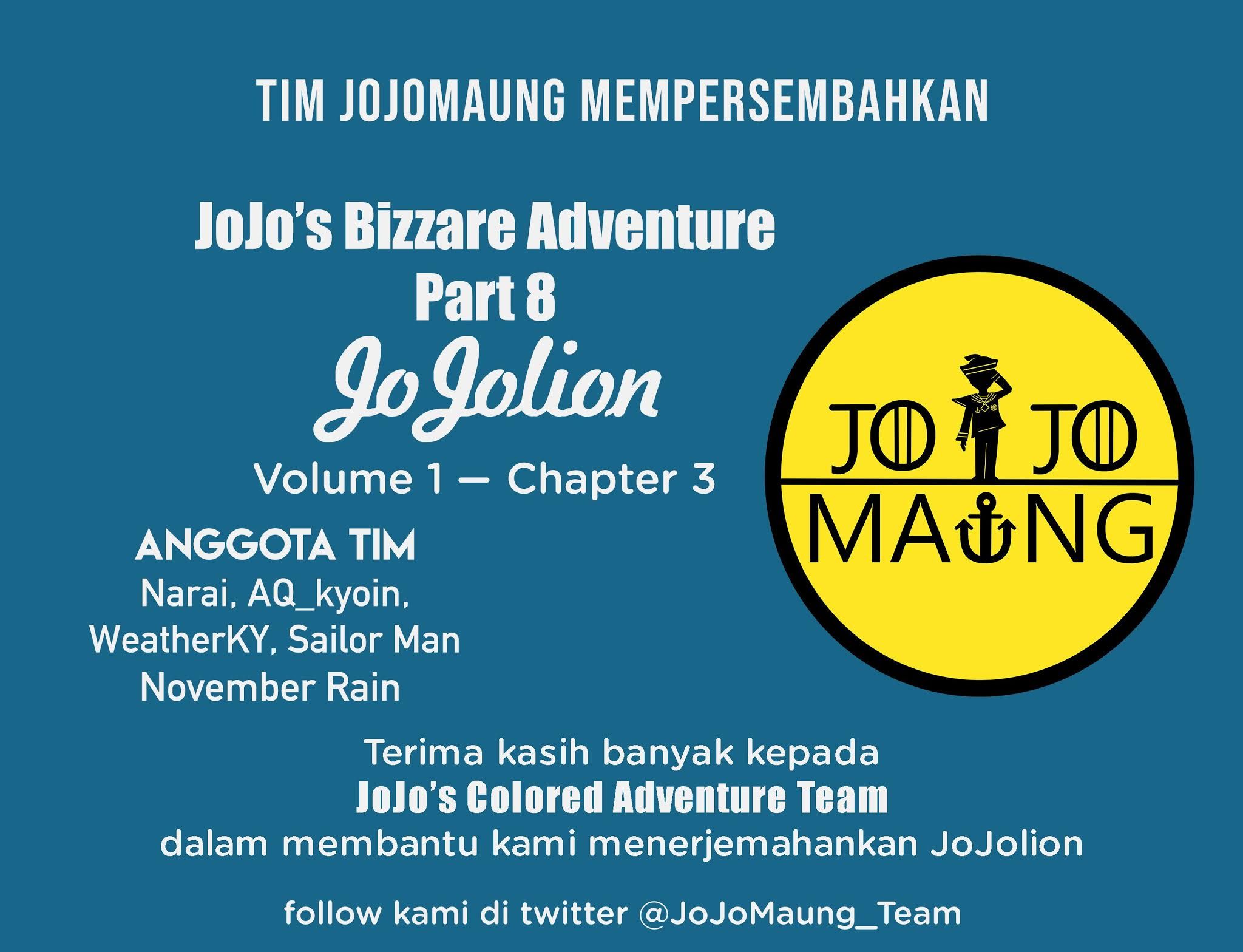 Jojo no Kimyou na Bouken – Jojorion Chapter 03 Gambar 34