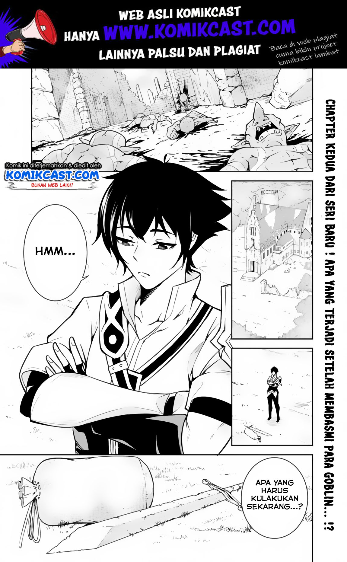 Baca Shijou Saikyou no Mahou Kenshi, F Rank Boukensha ni Tensei Suru Chapter 02 Gambar 2