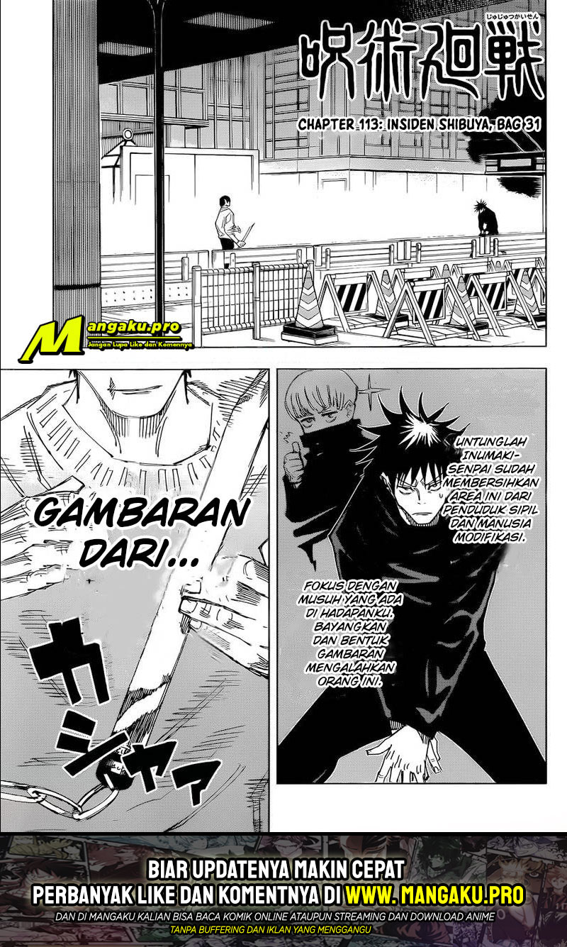 Baca Manga Jujutsu Kaisen Chapter 113 Gambar 2