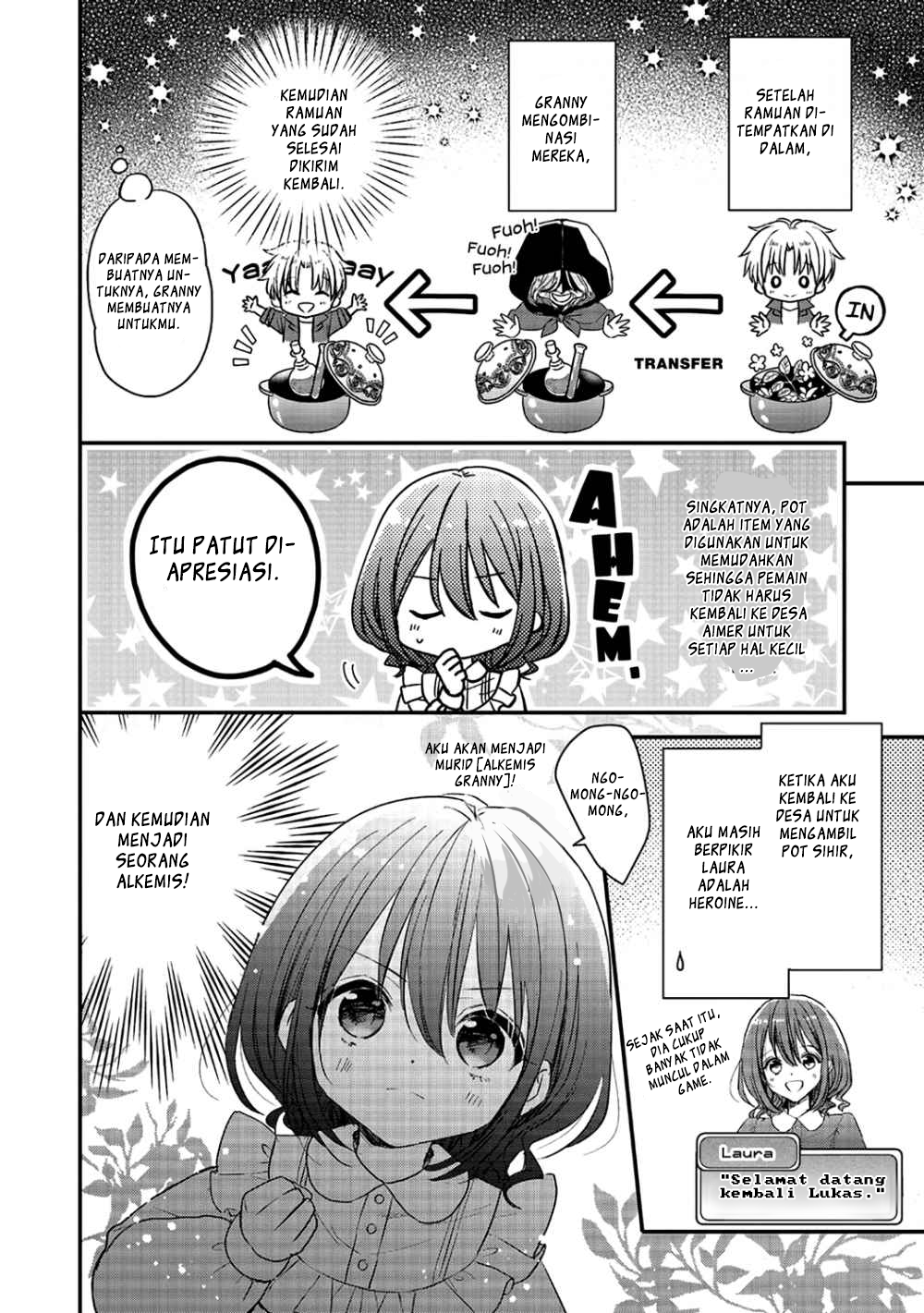 Yuusha-sama no Osananajimi to iu Shokugyou no Make Heroine ni Tensei shita no de, Chougoushi ni Job Change shimasu. Chapter 03 Gambar 11