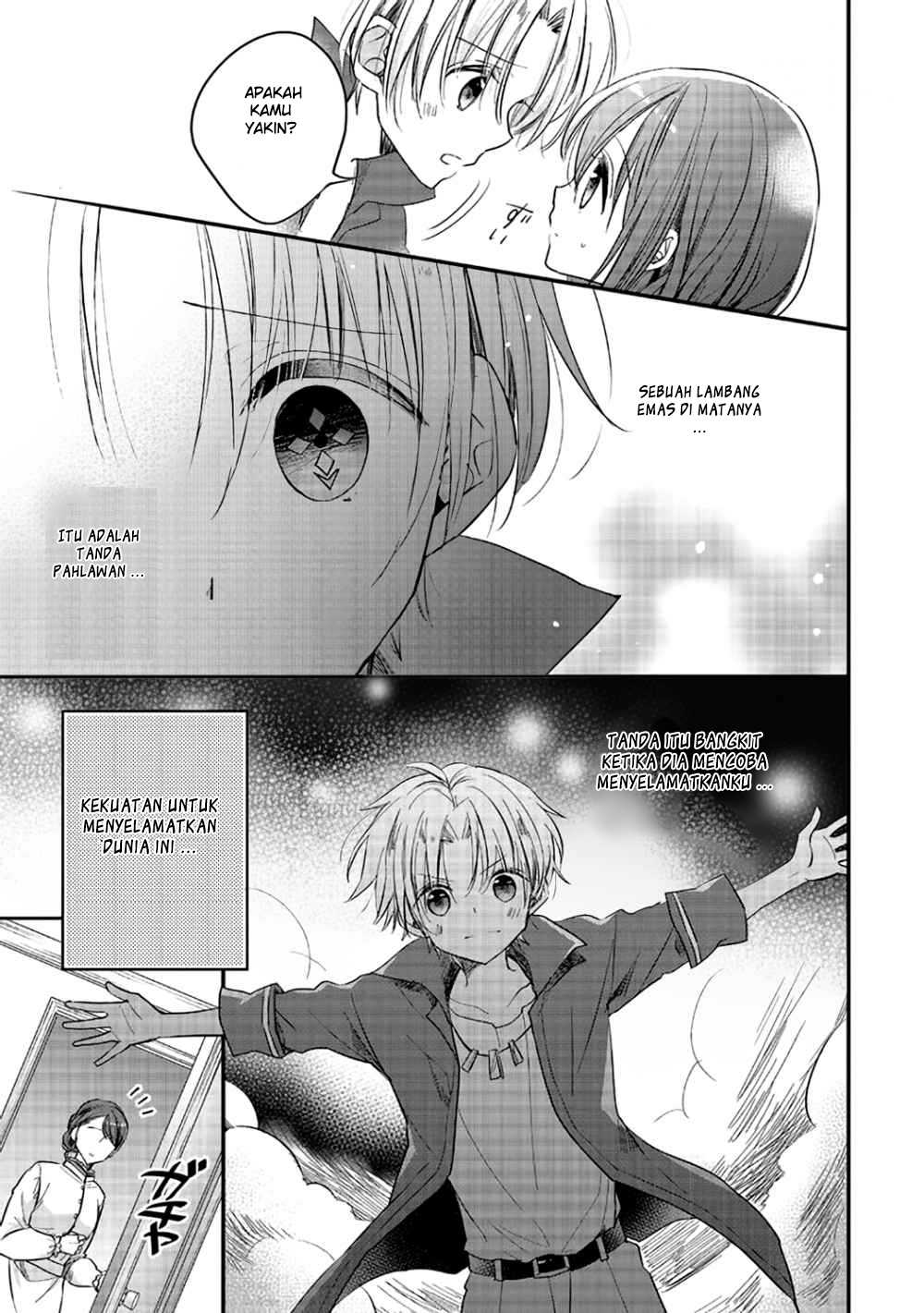 Yuusha-sama no Osananajimi to iu Shokugyou no Make Heroine ni Tensei shita no de, Chougoushi ni Job Change shimasu. Chapter 01 Gambar 25