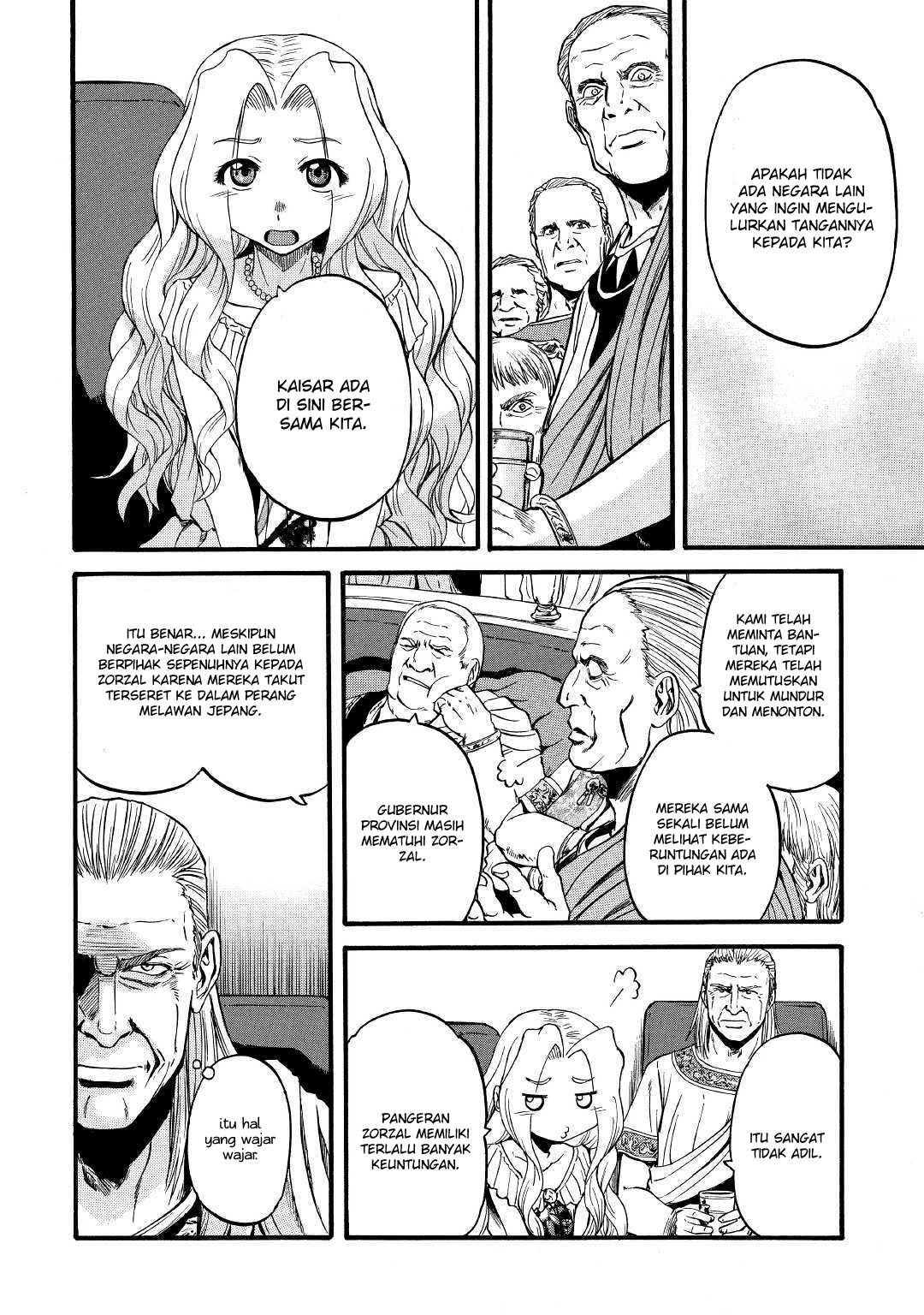 Gate – Jietai Kare no Chi nite Kaku Tatakeri Chapter 91 Gambar 14