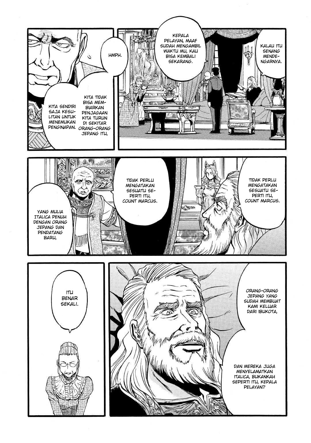 Gate – Jietai Kare no Chi nite Kaku Tatakeri Chapter 90 Gambar 17