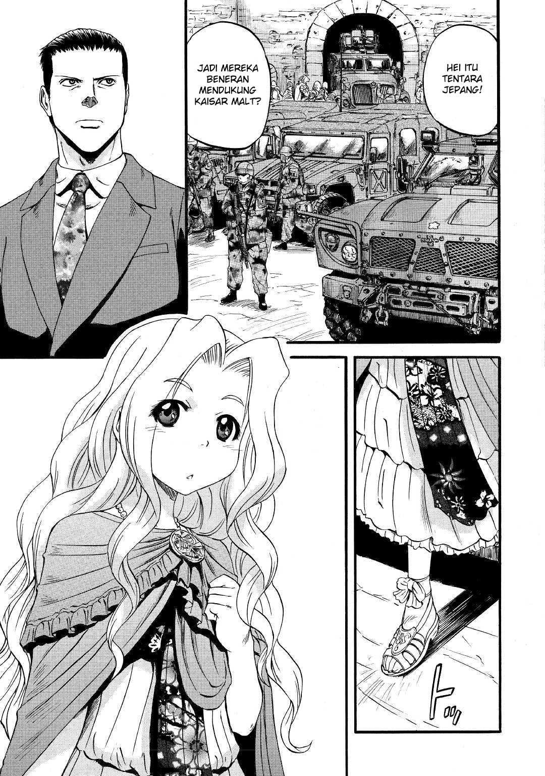 Gate – Jietai Kare no Chi nite Kaku Tatakeri Chapter 90 Gambar 9