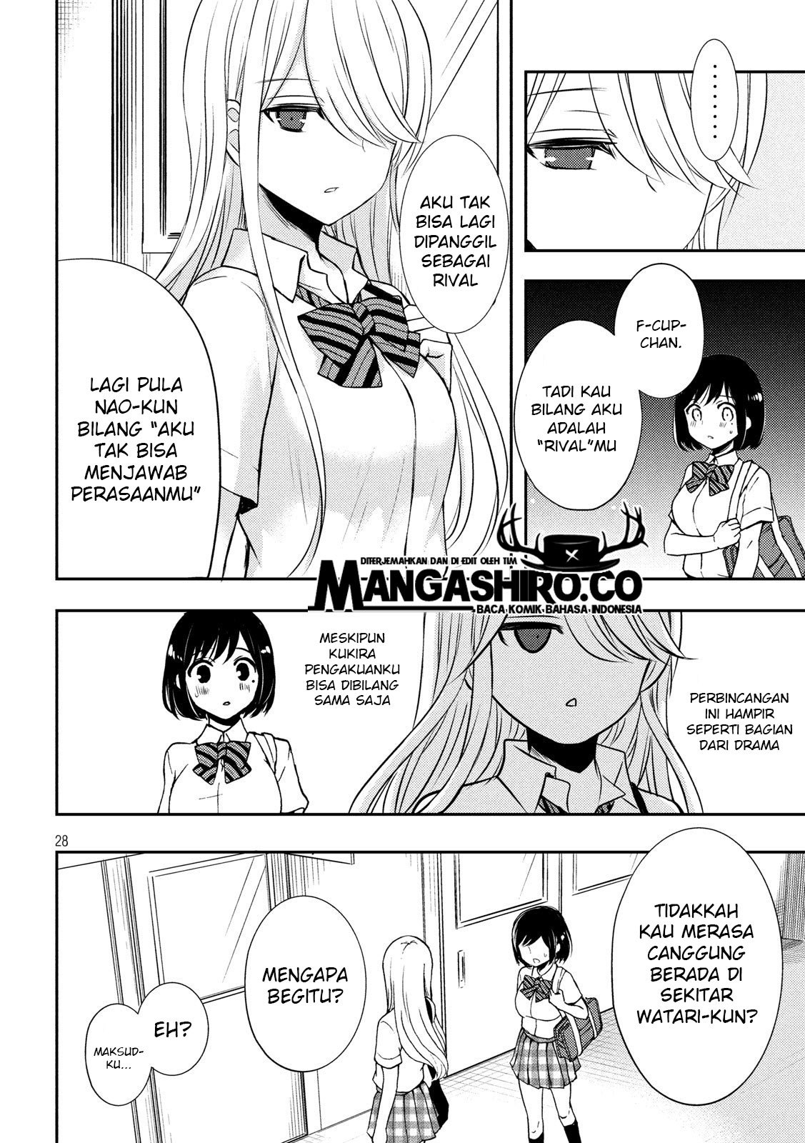 Watari-kun no xx ga Houkai Sunzen Chapter 51 Gambar 30