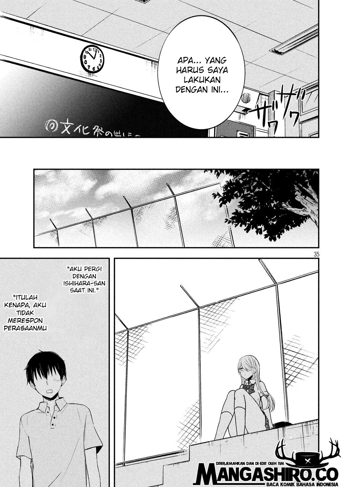 Watari-kun no xx ga Houkai Sunzen Chapter 51 Gambar 37