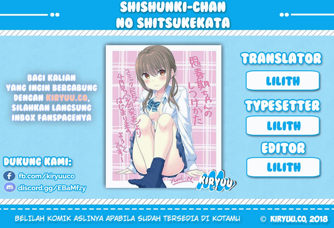 Baca  Shishunki-chan no Shitsukekata Chapter 01 Gambar 2