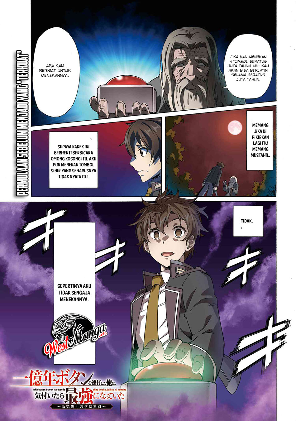 Baca Ichioku-nen Button O Renda Shita Ore Wa, Kizuitara Saikyou Ni Natteita Chapter 01.1 Gambar 2