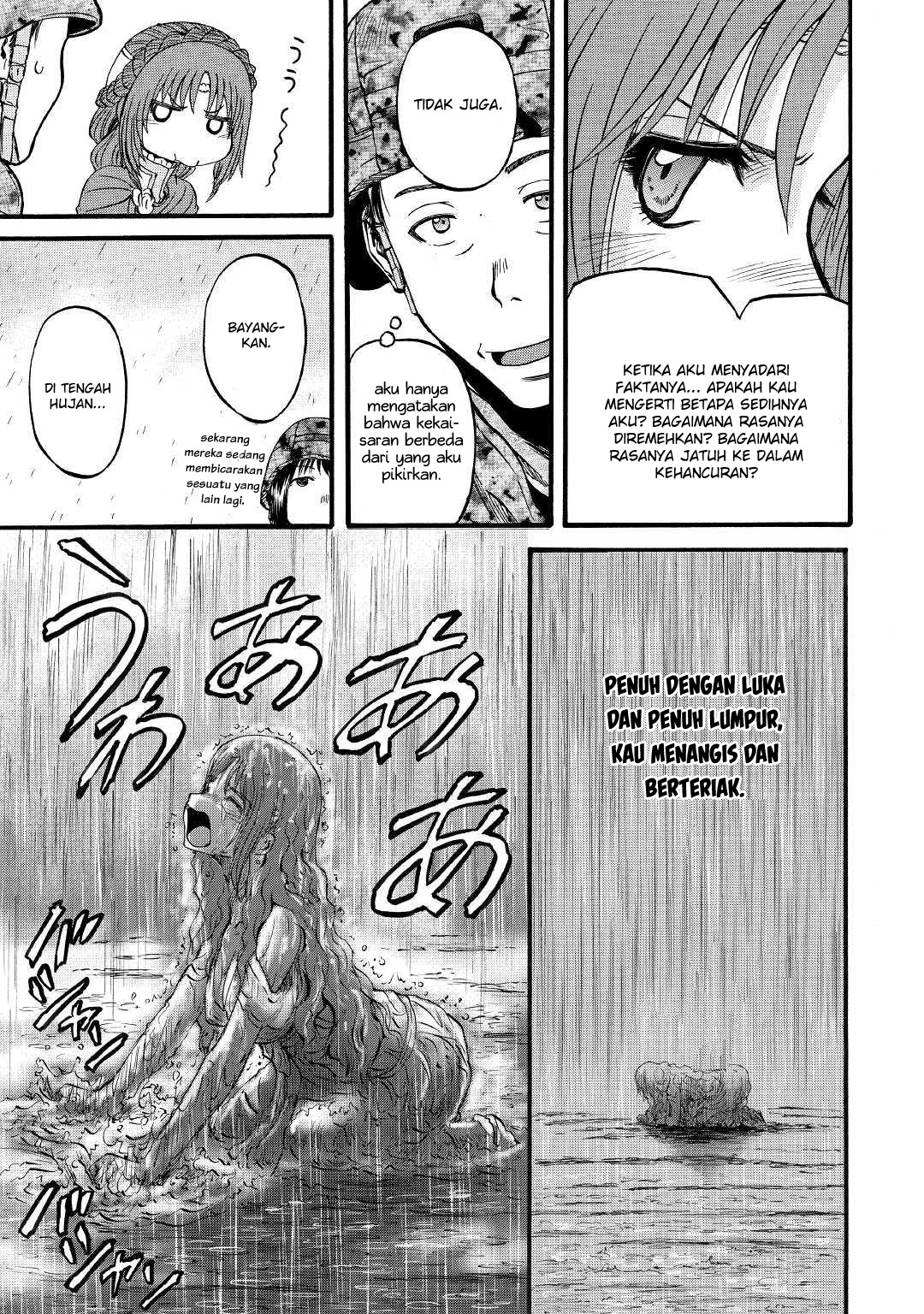 Gate – Jietai Kare no Chi nite Kaku Tatakeri Chapter 92 Gambar 11