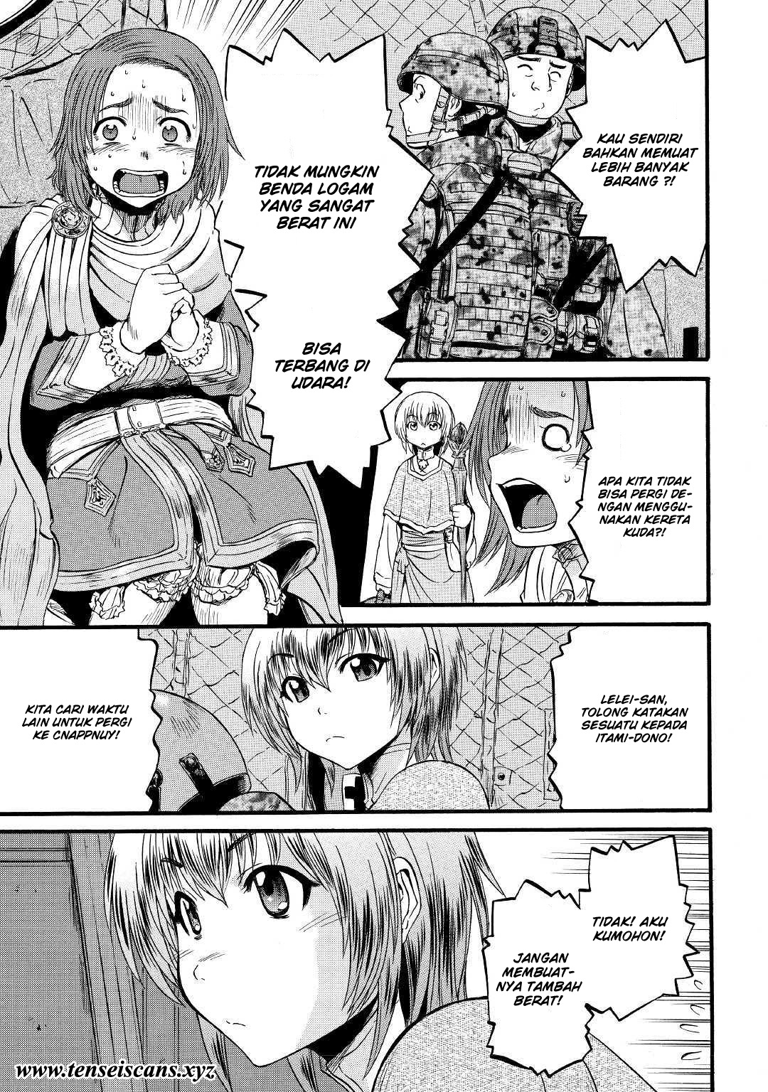 Gate – Jietai Kare no Chi nite Kaku Tatakeri Chapter 92 Gambar 15