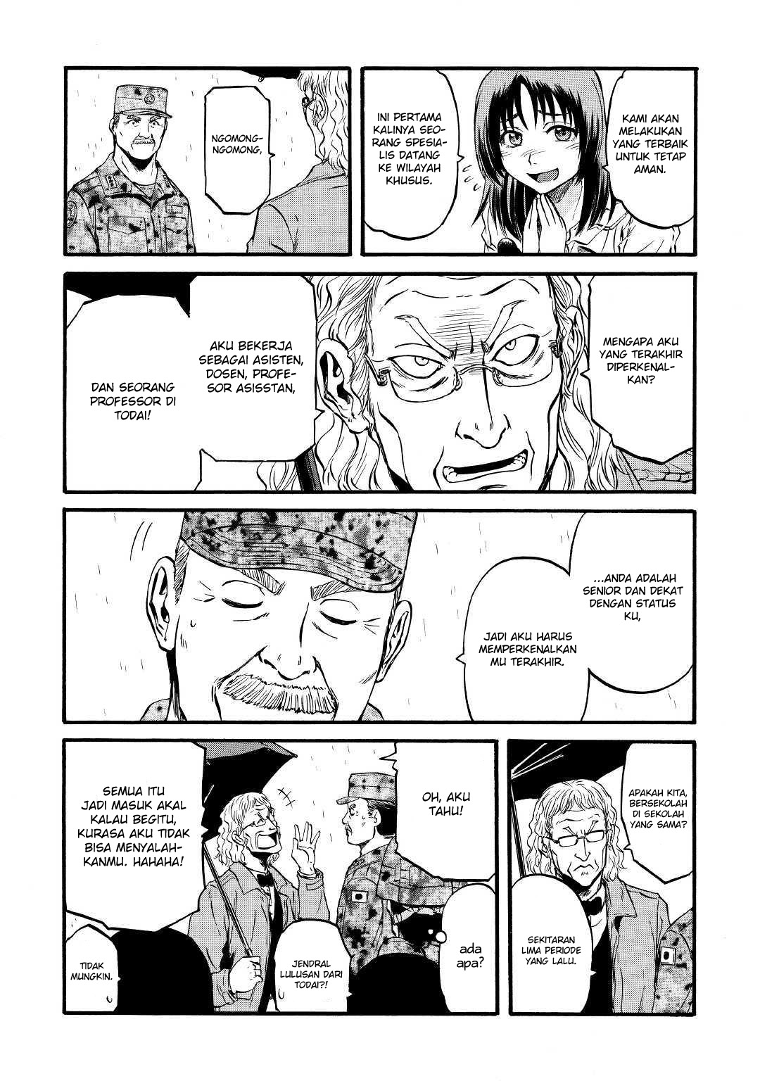 Gate – Jietai Kare no Chi nite Kaku Tatakeri Chapter 92 Gambar 21