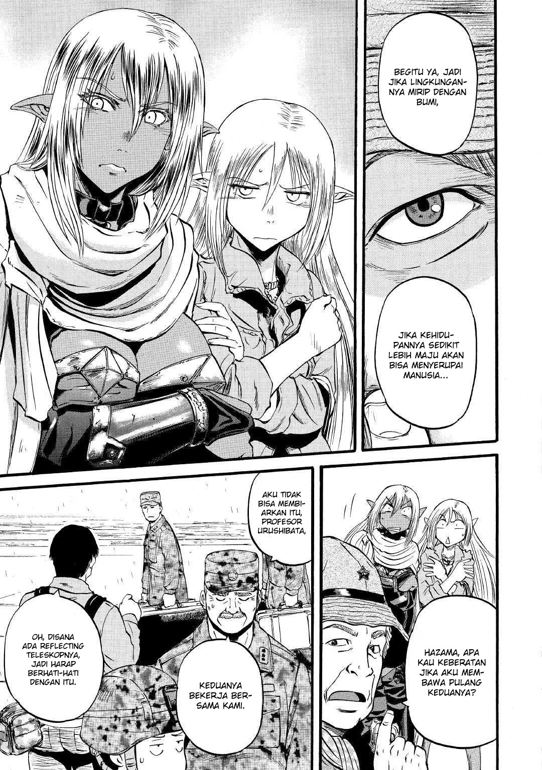Gate – Jietai Kare no Chi nite Kaku Tatakeri Chapter 92 Gambar 23