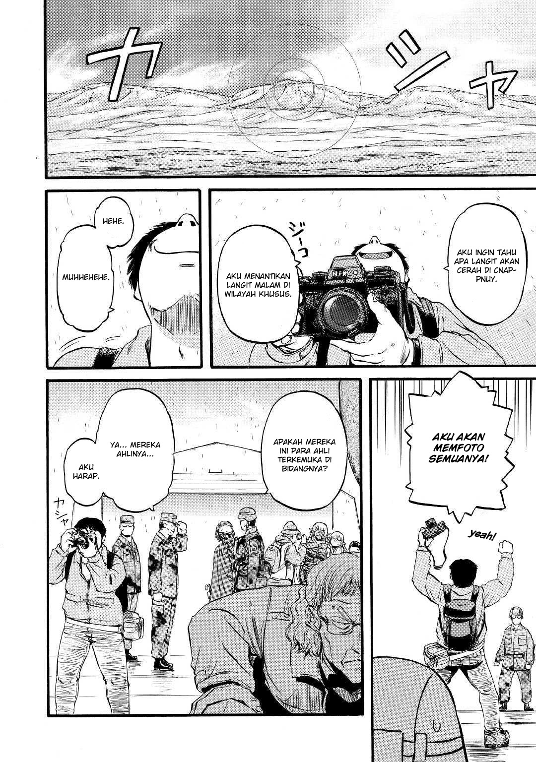 Gate – Jietai Kare no Chi nite Kaku Tatakeri Chapter 92 Gambar 24