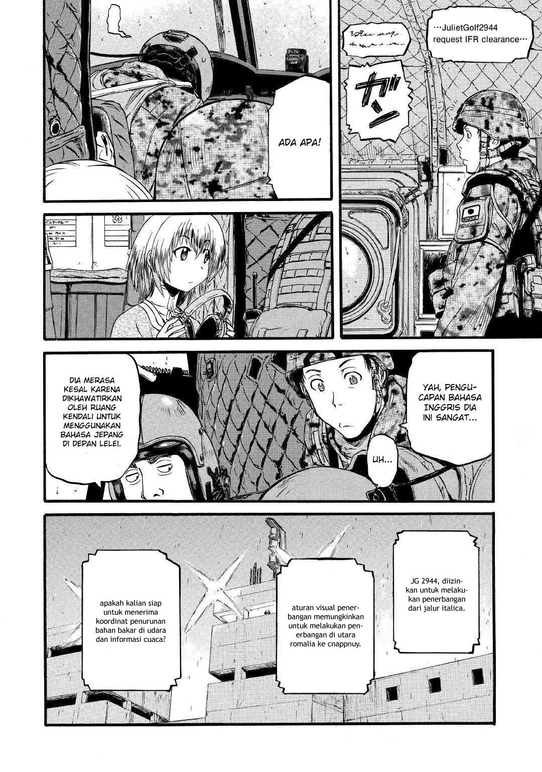 Gate – Jietai Kare no Chi nite Kaku Tatakeri Chapter 92 Gambar 26