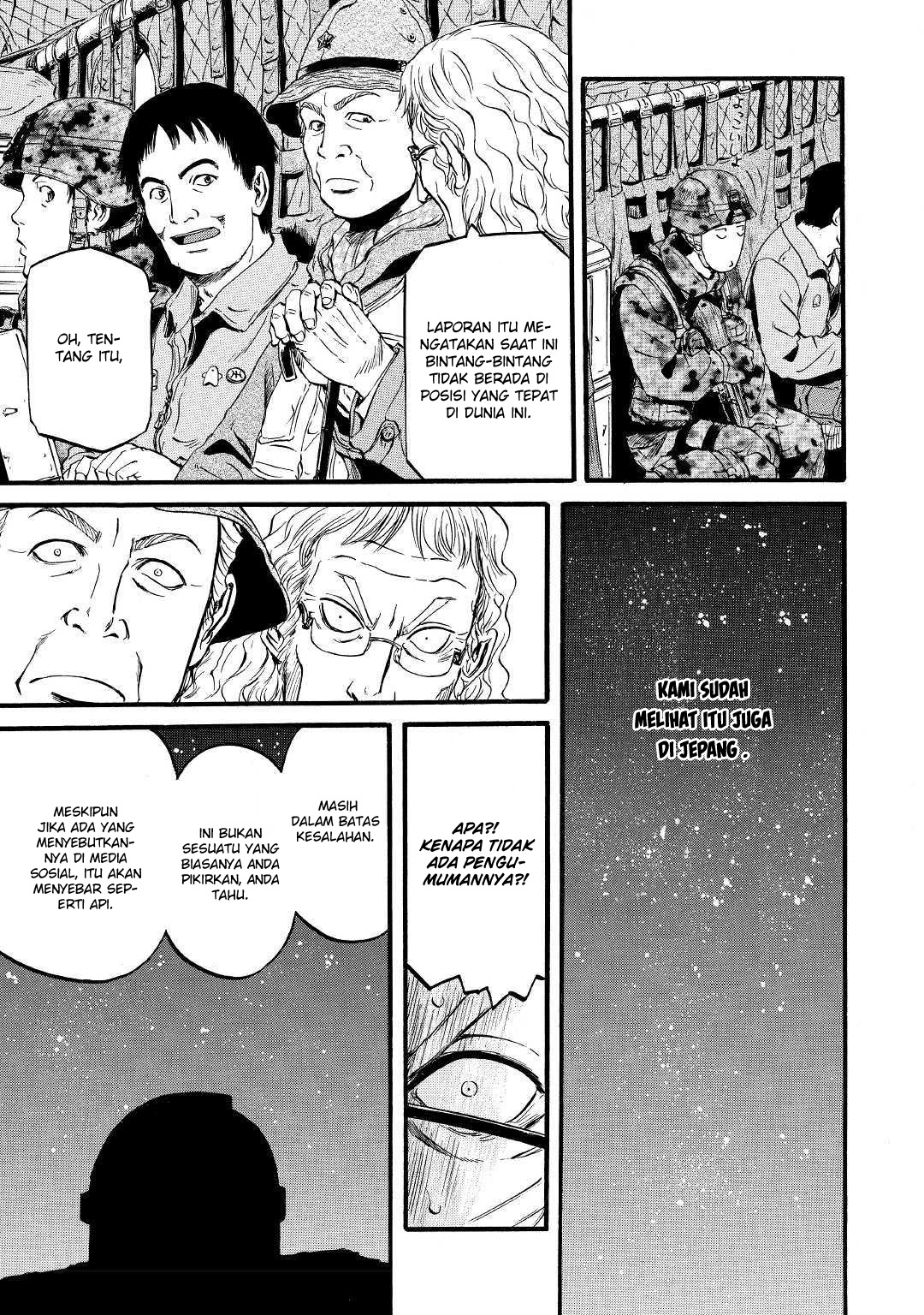 Gate – Jietai Kare no Chi nite Kaku Tatakeri Chapter 92 Gambar 29