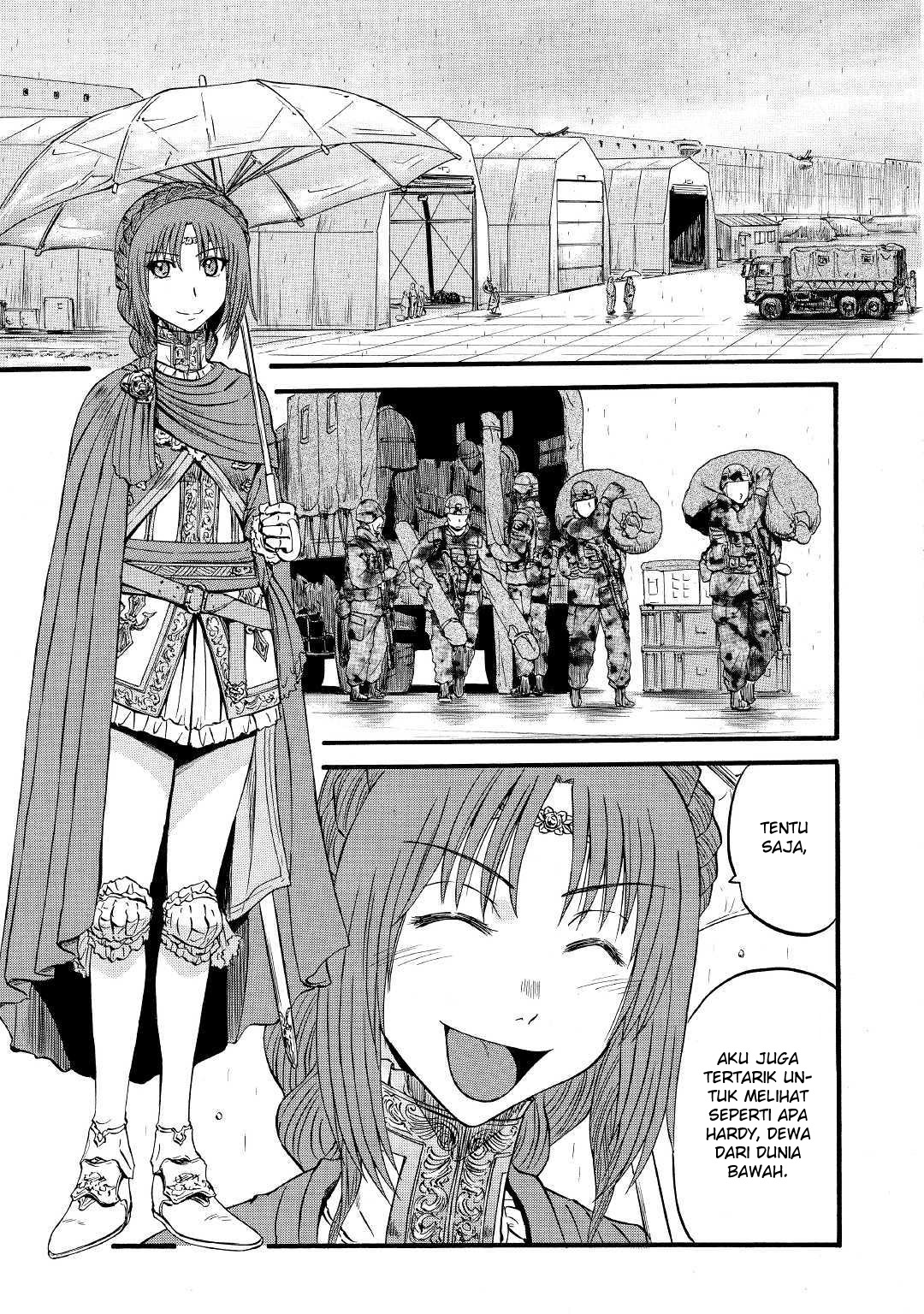 Gate – Jietai Kare no Chi nite Kaku Tatakeri Chapter 92 Gambar 5