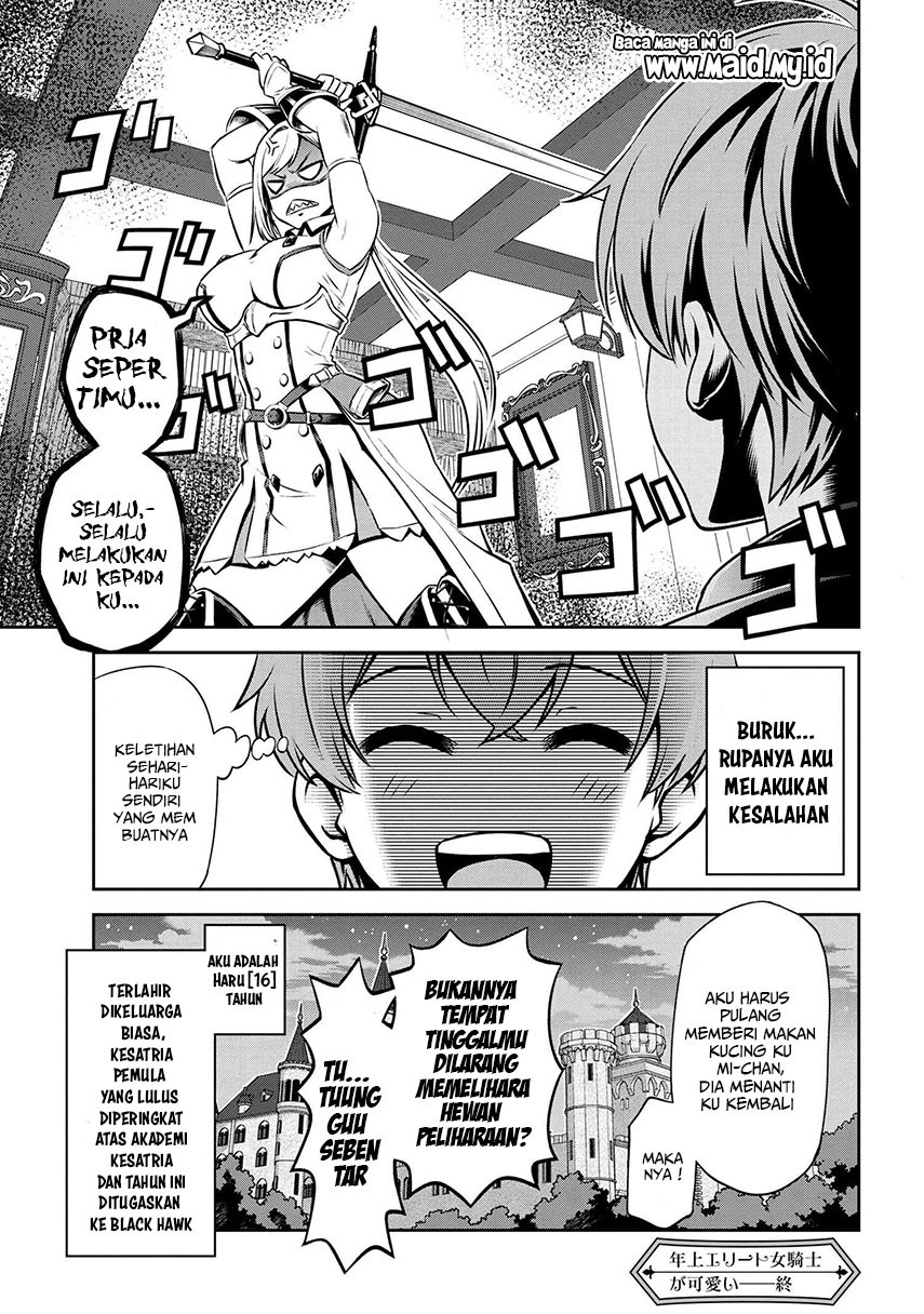 Toshiue elite onna kishi ga boku no mae de dake kawaii Chapter 01.1 Gambar 12