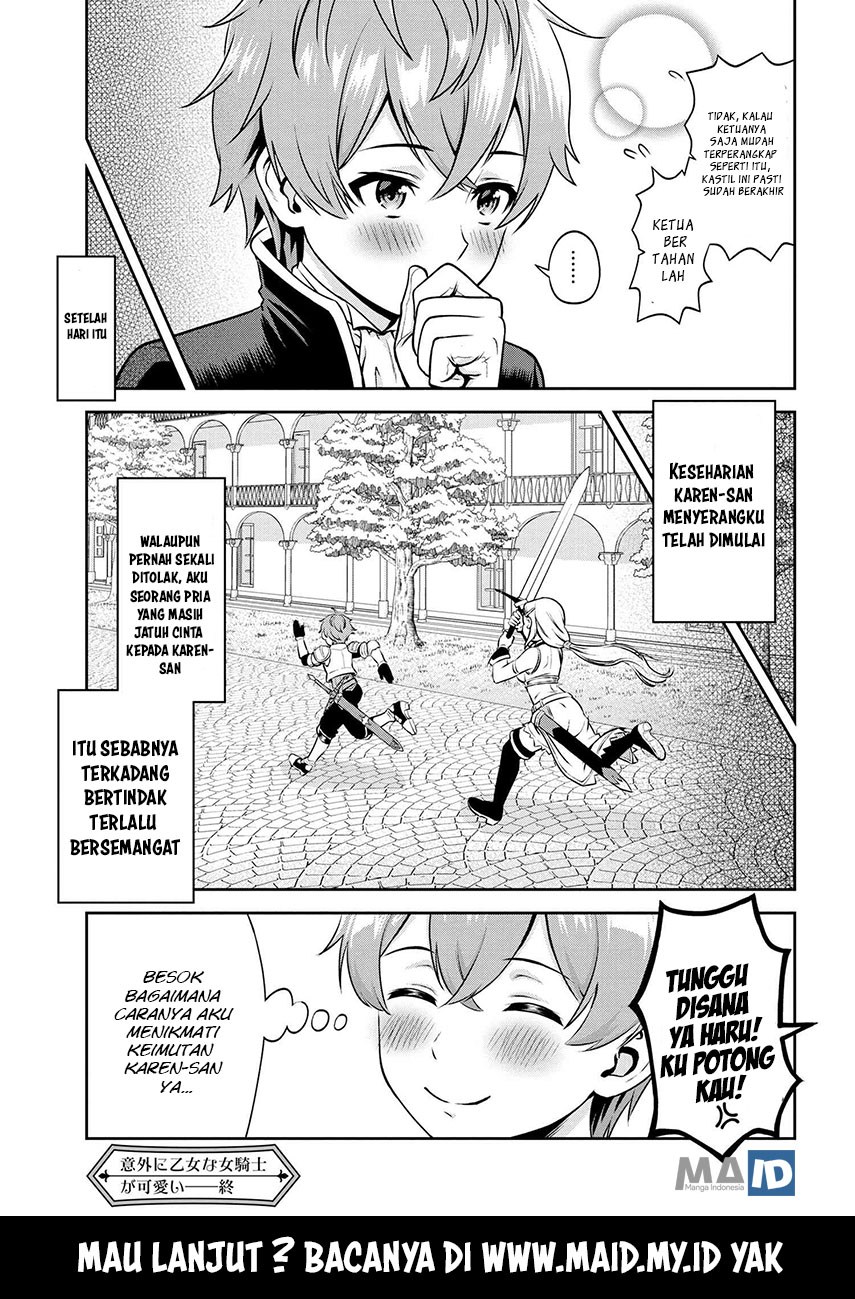 Toshiue elite onna kishi ga boku no mae de dake kawaii Chapter 01.1 Gambar 22