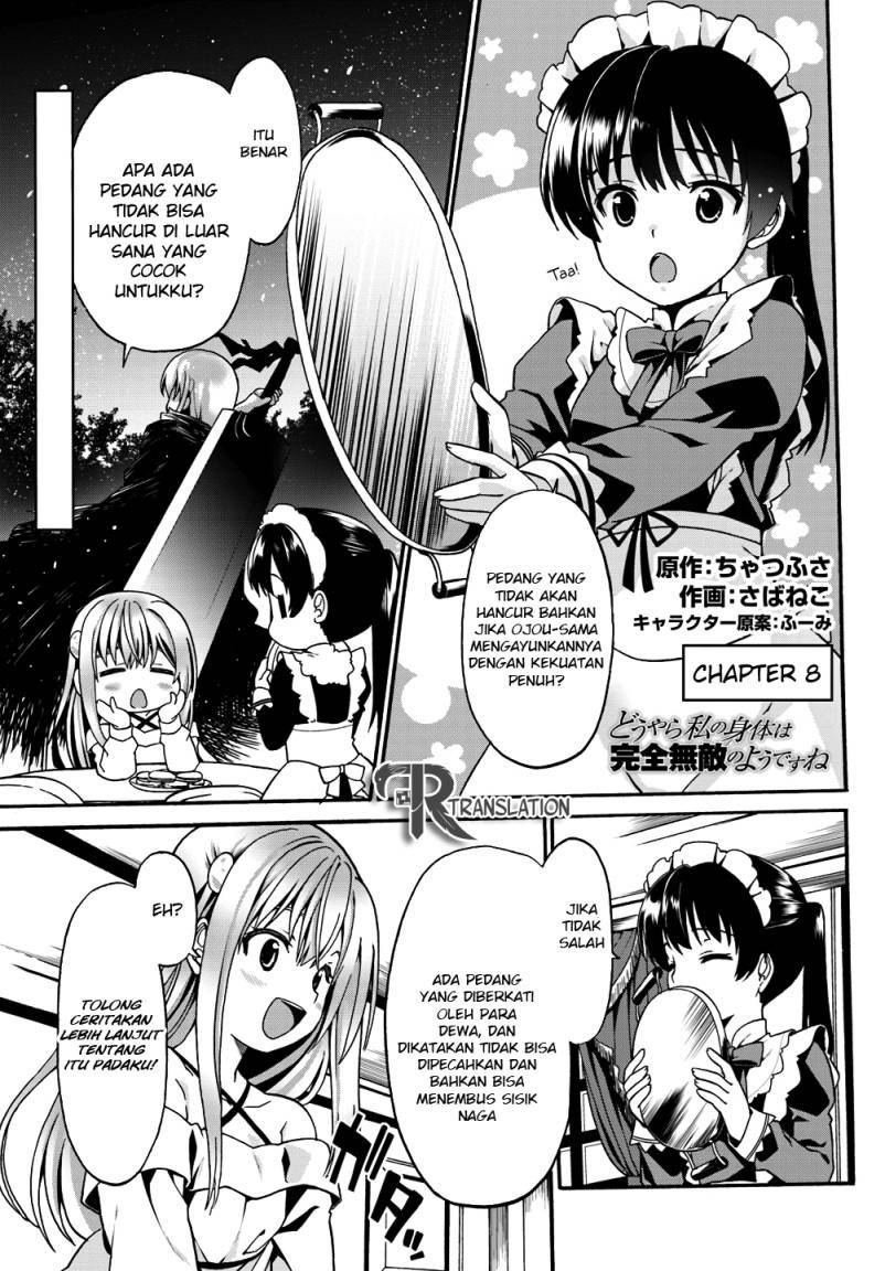 Douyara Watashi No Karada Wa Kanzen Muteki No You Desu Ne Chapter 08 Gambar 3