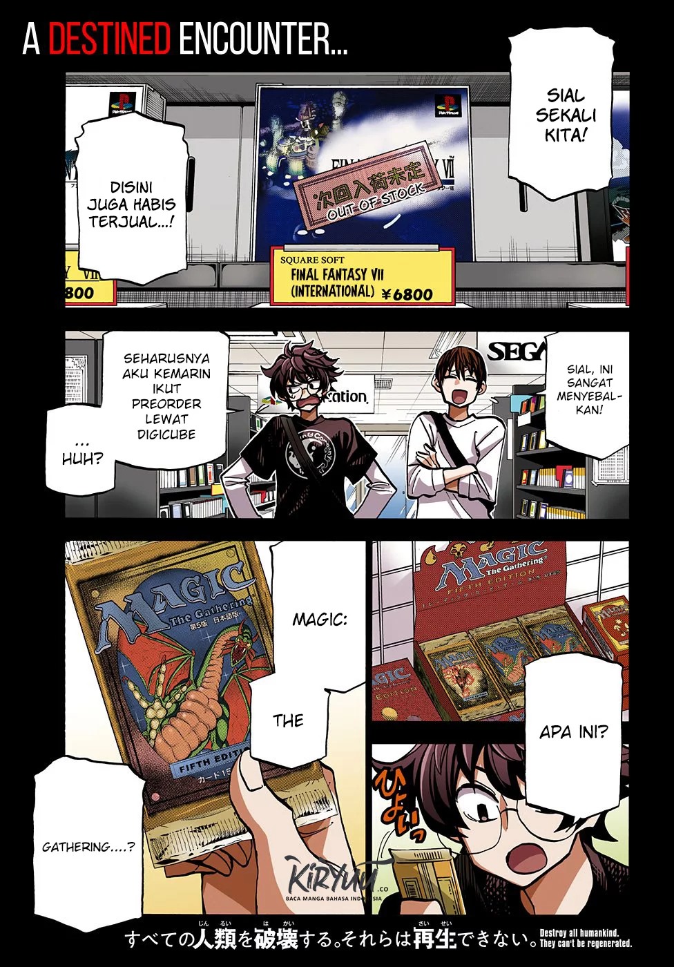 Baca Destroy All Humankind. They Can’t Be Regenerated Chapter 13 Gambar 2