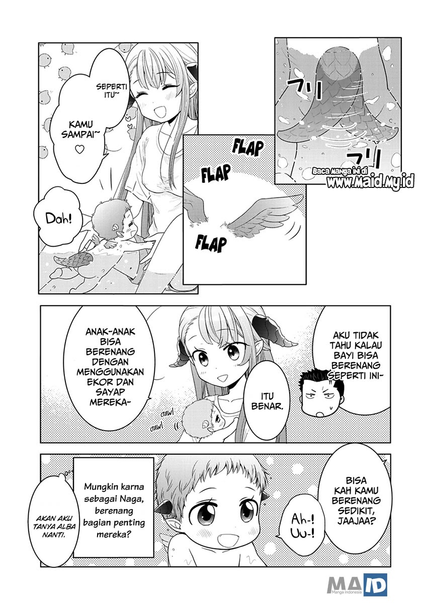 Kitaku Tochuu de Yome to Musume ga Dekita n dakedo, Dragon datta Chapter 09.1 Gambar 12
