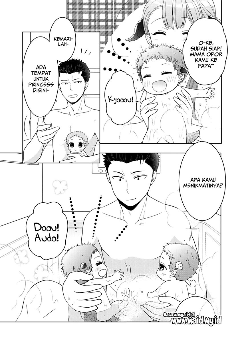Kitaku Tochuu de Yome to Musume ga Dekita n dakedo, Dragon datta Chapter 09.1 Gambar 9