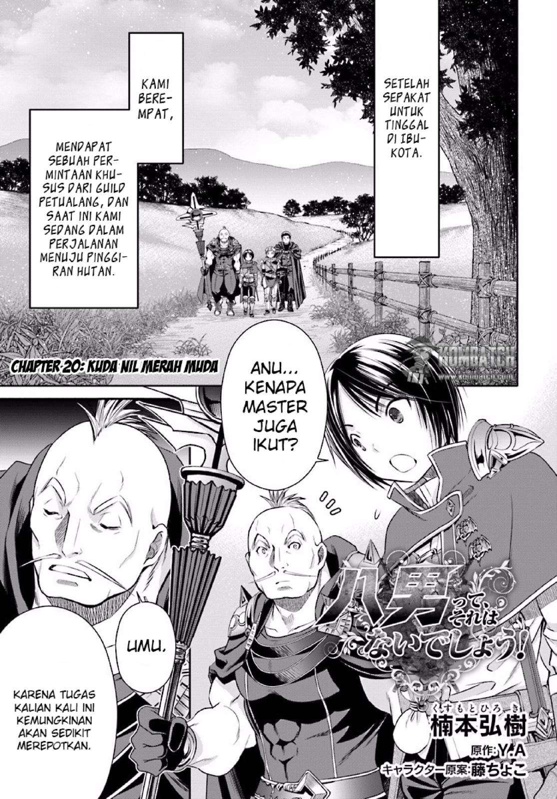 Hachinan tte Sore wa Nai Deshou Chapter 20 Gambar 3