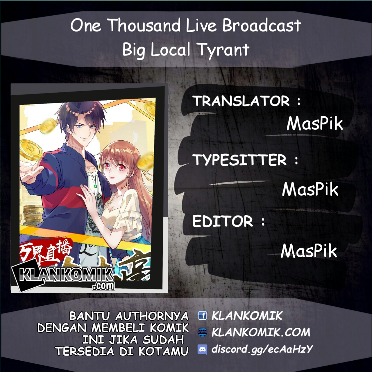 Baca Komik One Thousand Live Broadcast Big Local Tyrant Chapter 02 Gambar 1