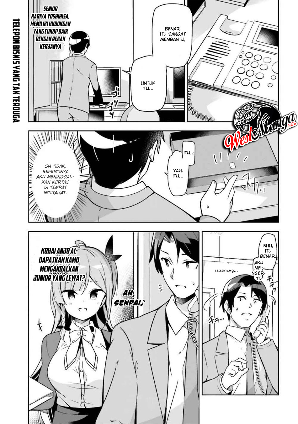 Baca Senpai! Let's Have an Office Romance ♪ Chapter 05.1 Gambar 2