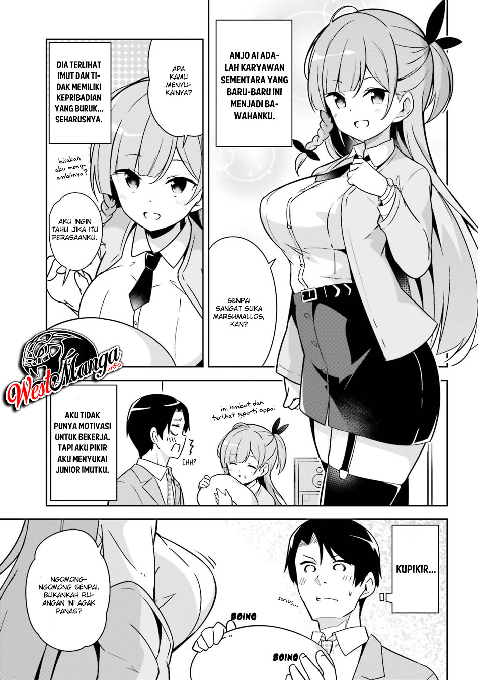 Senpai! Let's Have an Office Romance ♪ Chapter 01 Gambar 5