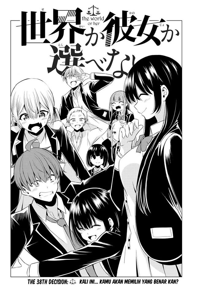Sekai ka Kanojo ka Erabenai Chapter 38 Gambar 3
