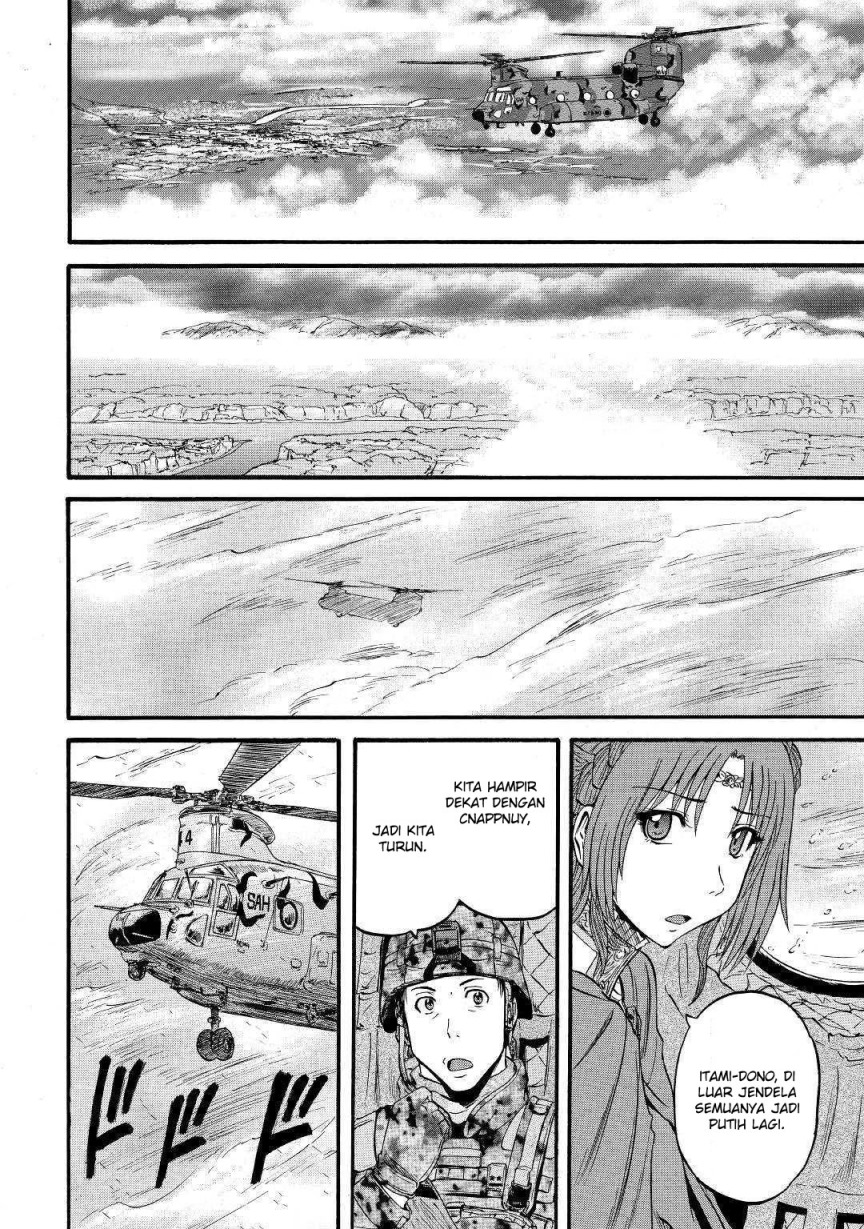 Gate – Jietai Kare no Chi nite Kaku Tatakeri Chapter 93 Gambar 12